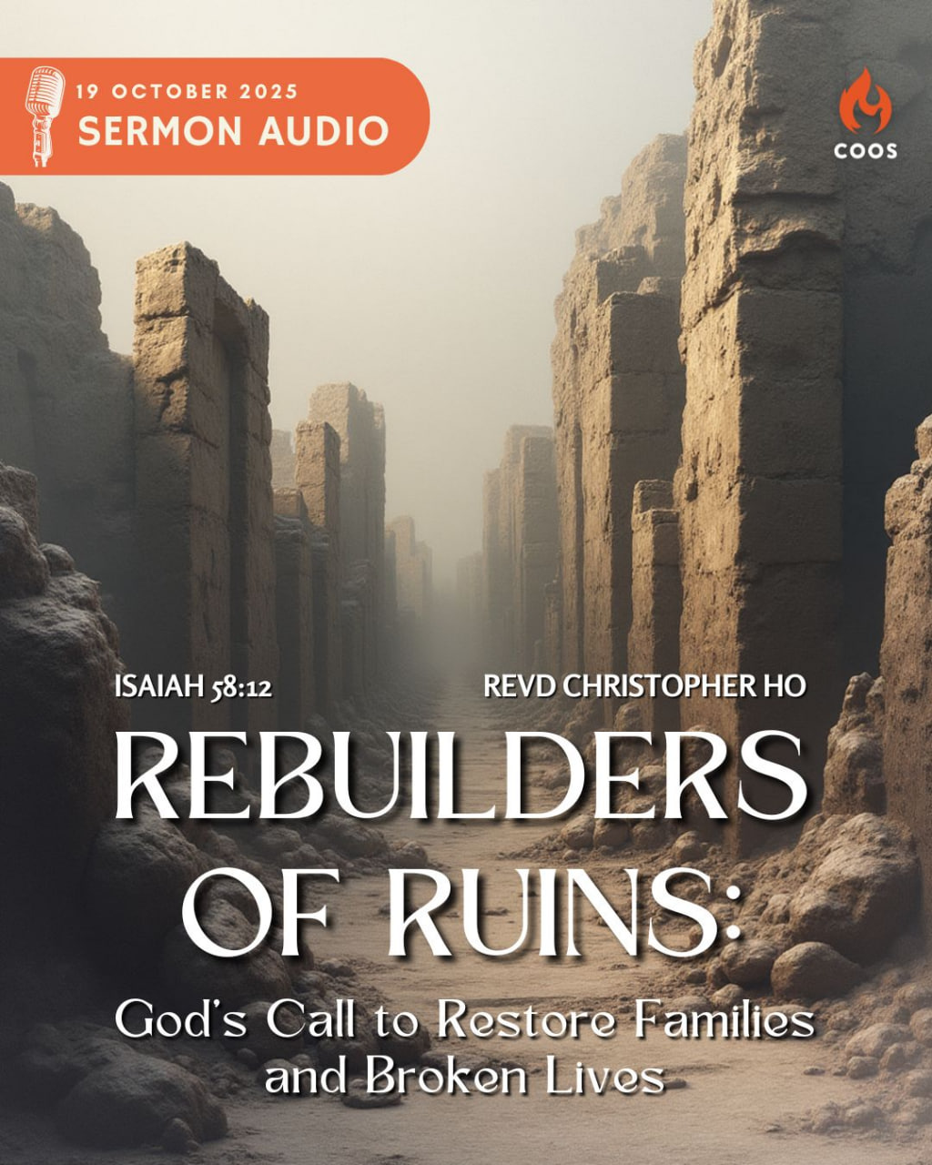 God's Call to Restore Families & Broken Lives